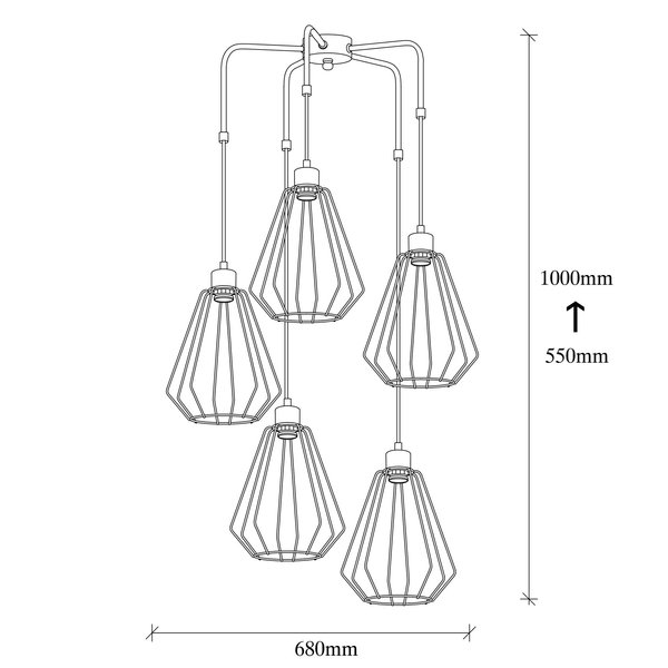 Opviq Nocturne Lumina Chandelier | Opviq