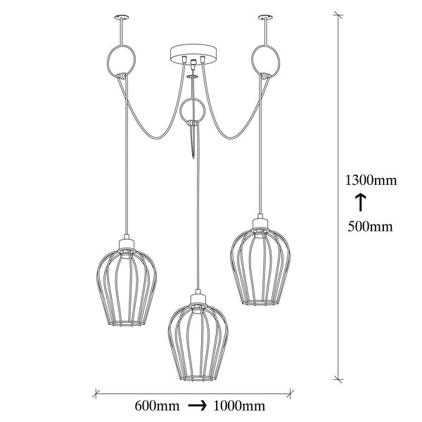 Opviq Nostalglo Black Elegance Chandelier | Opviq