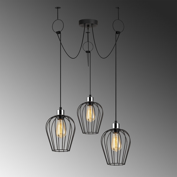 Opviq Nostalglo Black Elegance Chandelier | Opviq