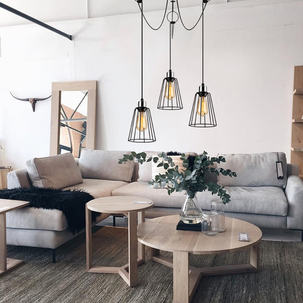 opviq Nostalglo Black Metal Chandelier 95✨ | Opviq