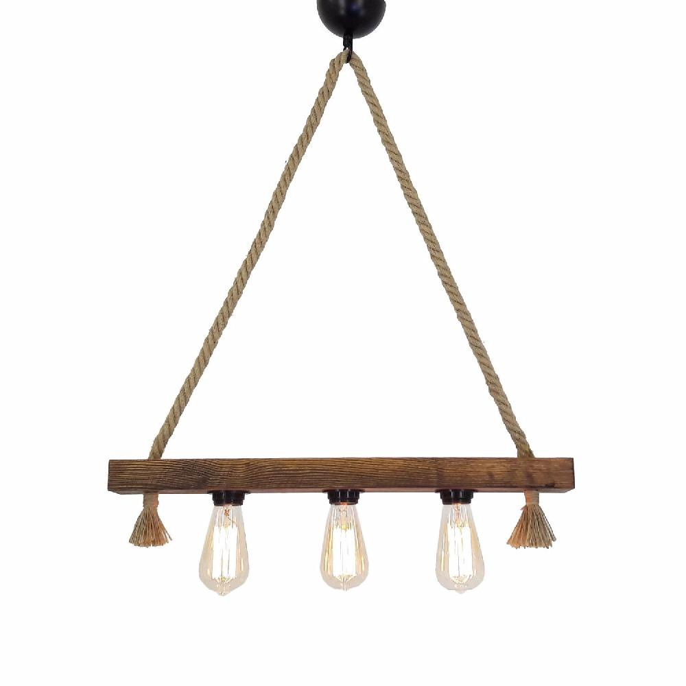 Opviq PineLuxe Rustic Glow Chandelier | Opviq