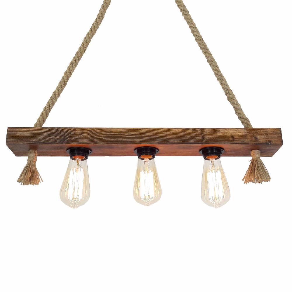 Opviq PineLuxe Rustic Glow Chandelier | Opviq