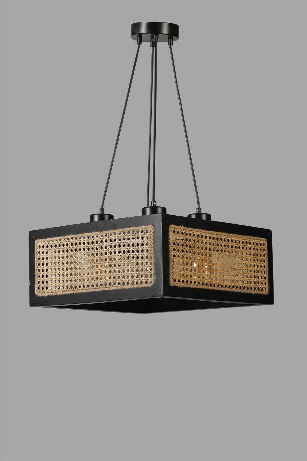 Opviq Radiant Rattan Elegance Chandelier | Opviq