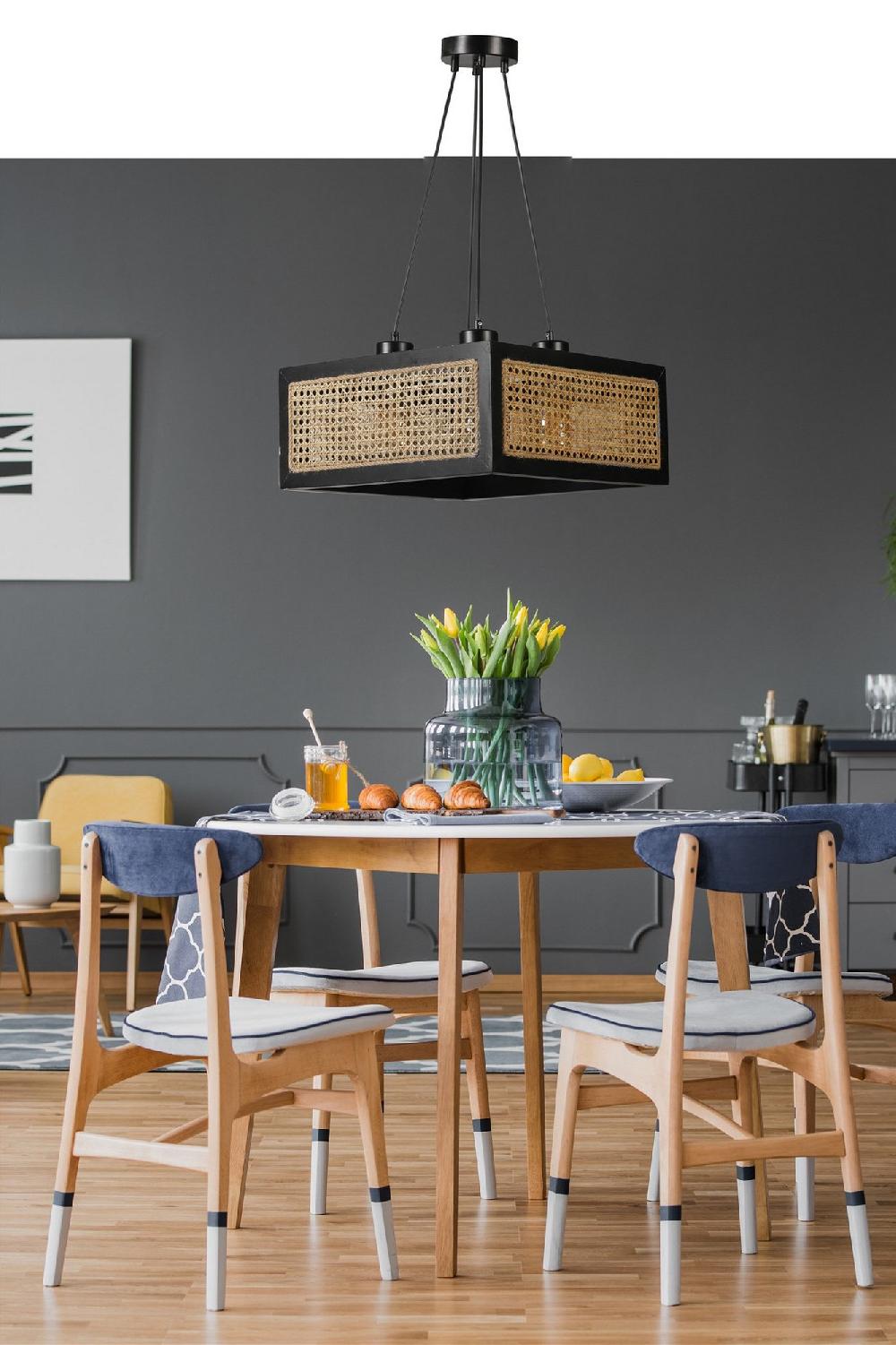 opviq Radiant Rattan Elegance Chandelier | Opviq