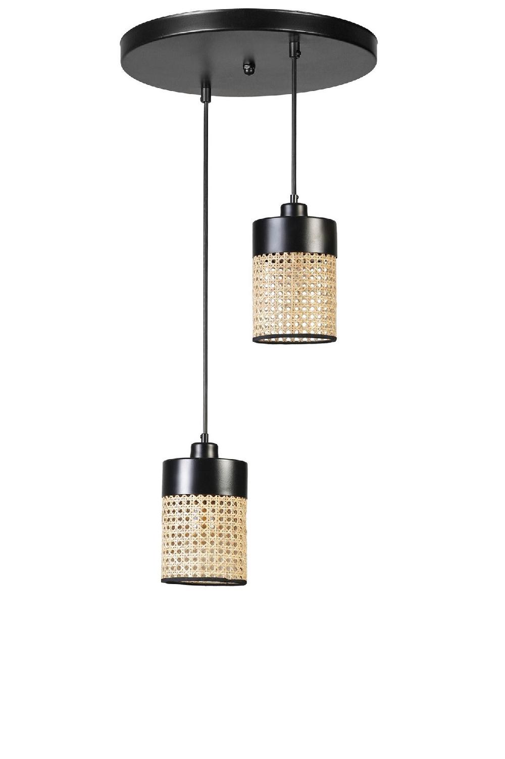 opviq RattanGlow Elegance Chandelier | Opviq