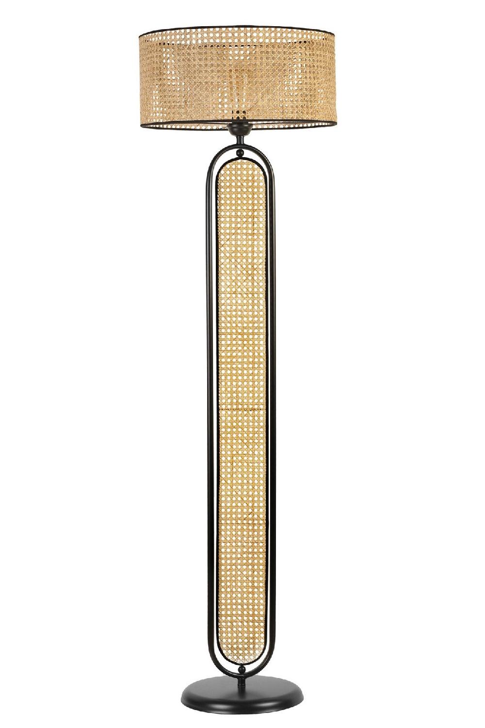 Opviq RattanGlow Elegance Floor Lamp | Opviq