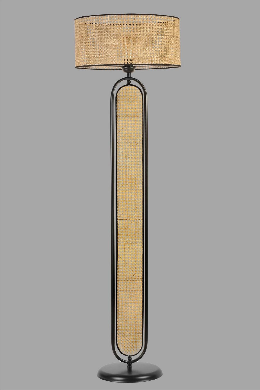 Opviq RattanGlow Elegance Floor Lamp | Opviq