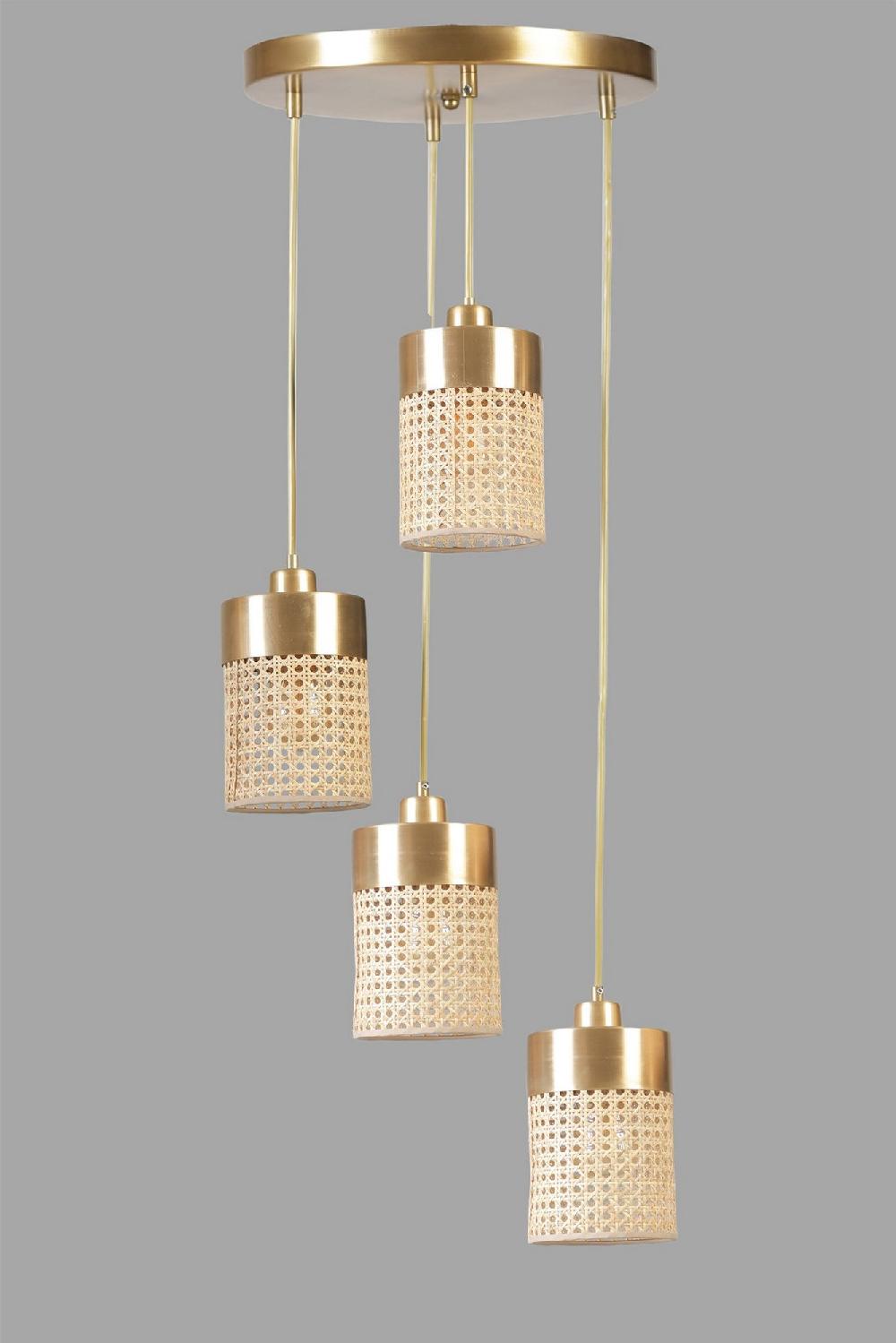 Opviq RattanGlow Luxe Chandelier | Opviq
