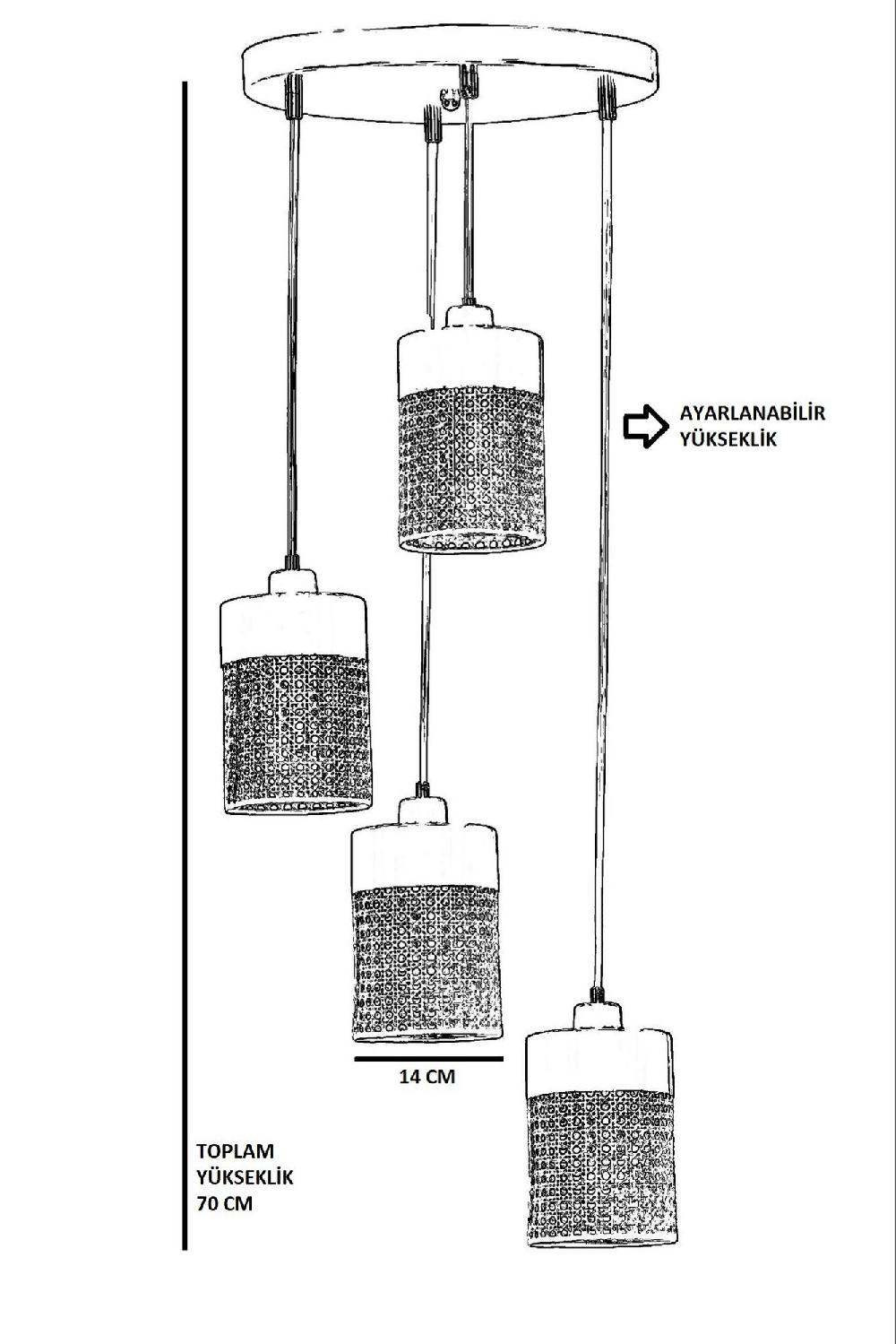 Opviq RattanGlow Luxe Chandelier | Opviq