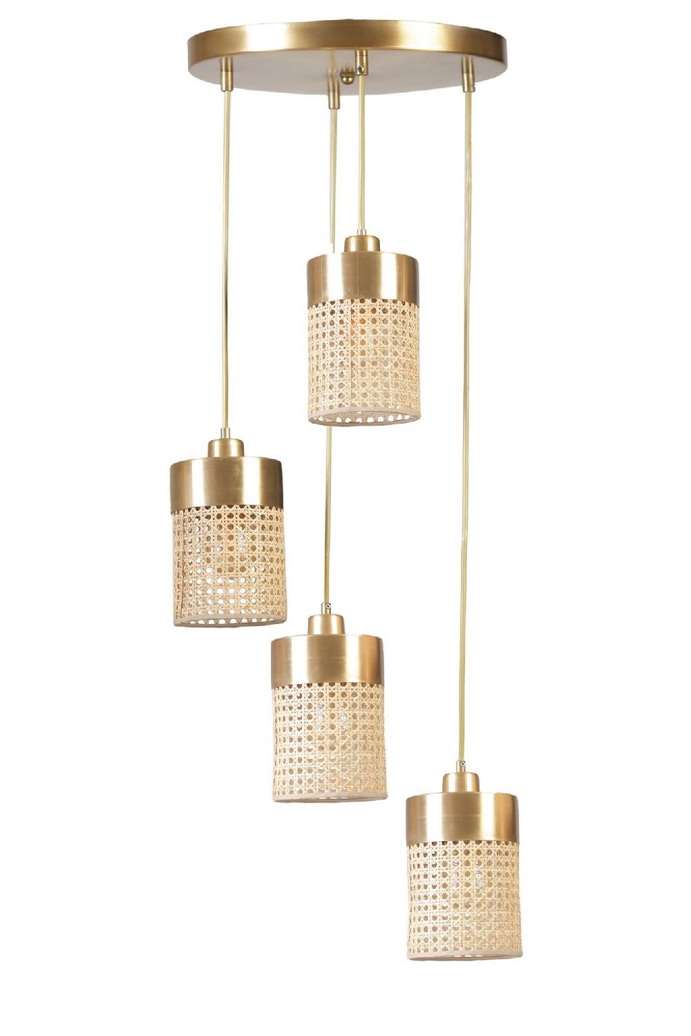 opviq RattanGlow Luxe Chandelier | Opviq