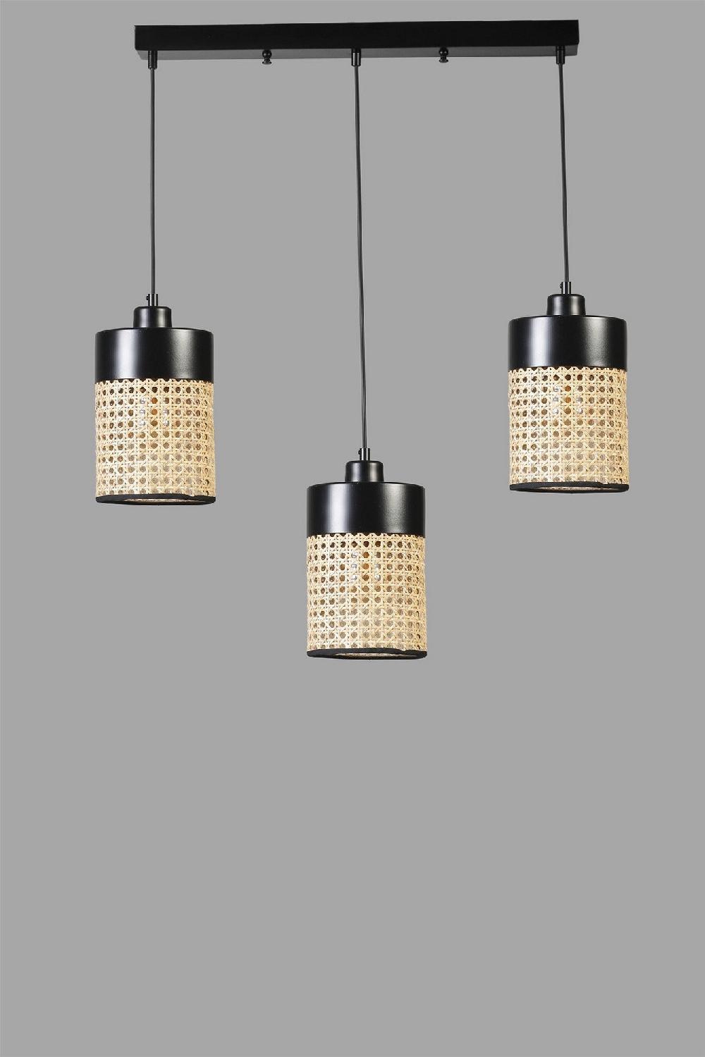Opviq RattanLuxe GlowSphere Chandelier | Opviq