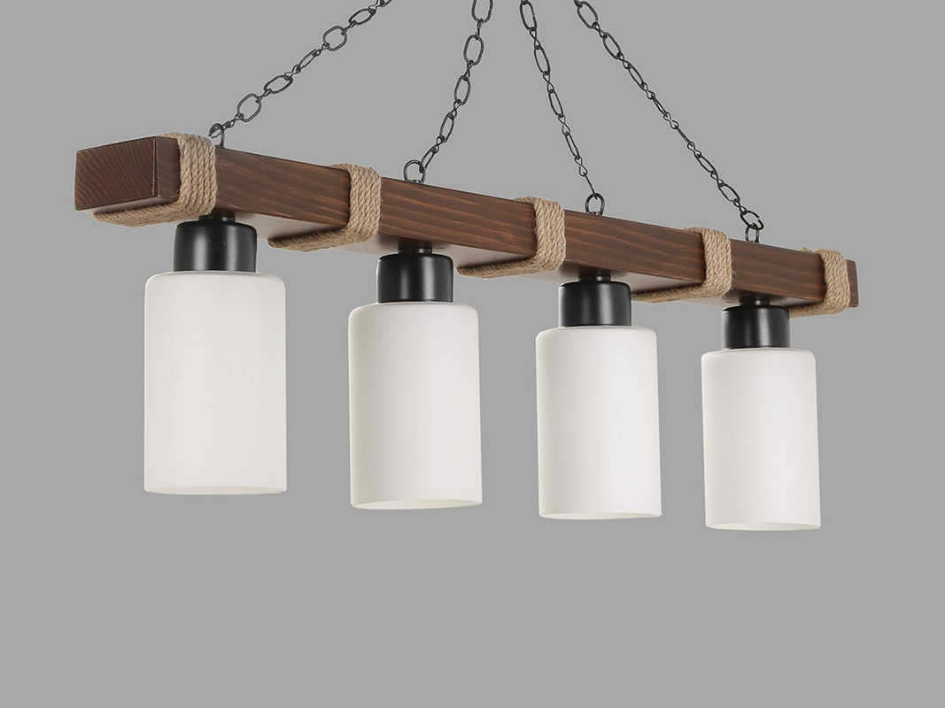 Opviq RusticoGlow Wooden Chandelier Elegance | Opviq