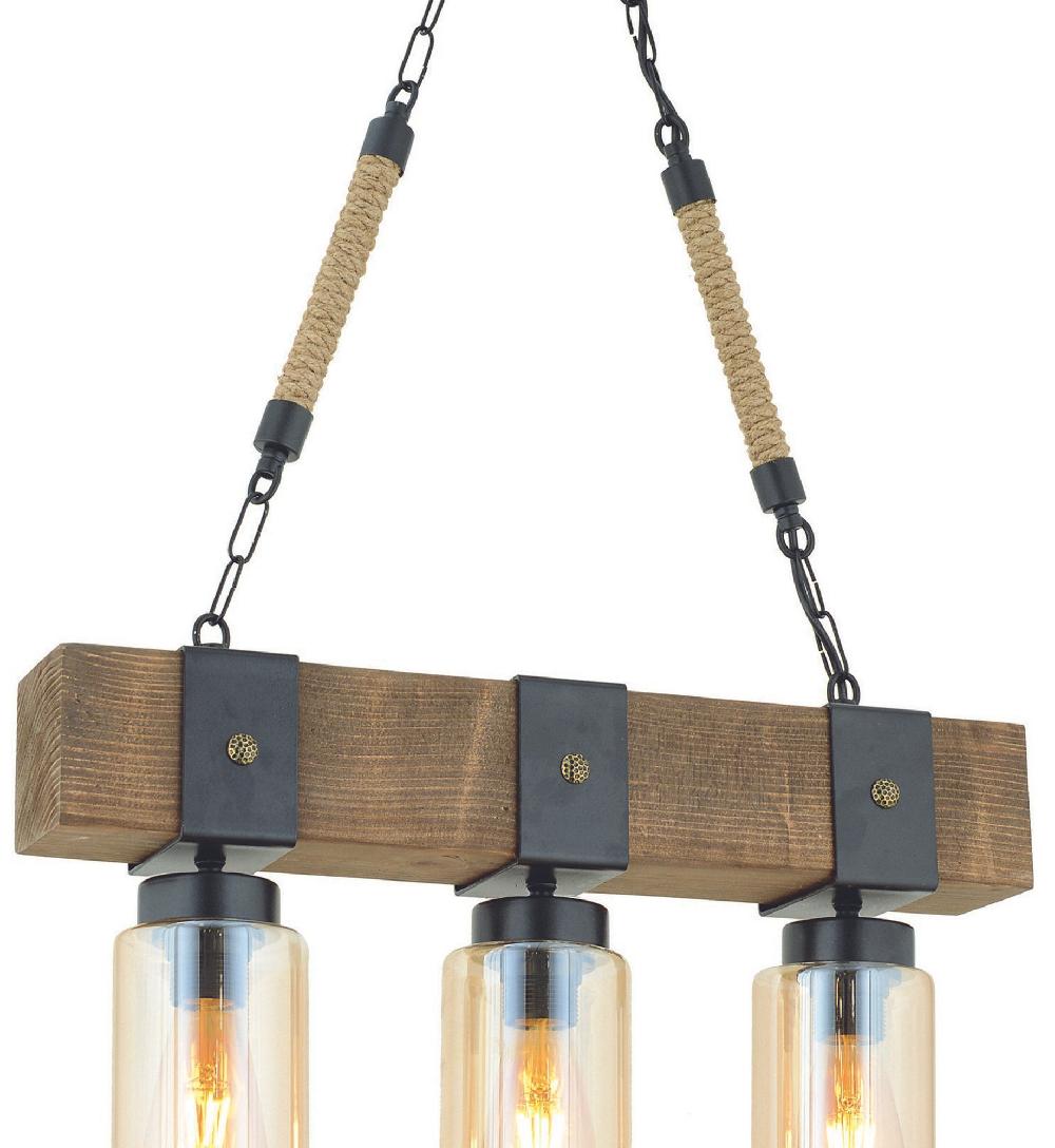 Opviq RustiLume FirGlow Chandelier | Opviq