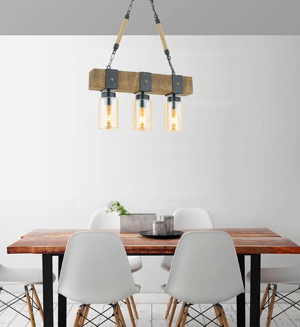 opviq RustiLume FirGlow Chandelier | Opviq
