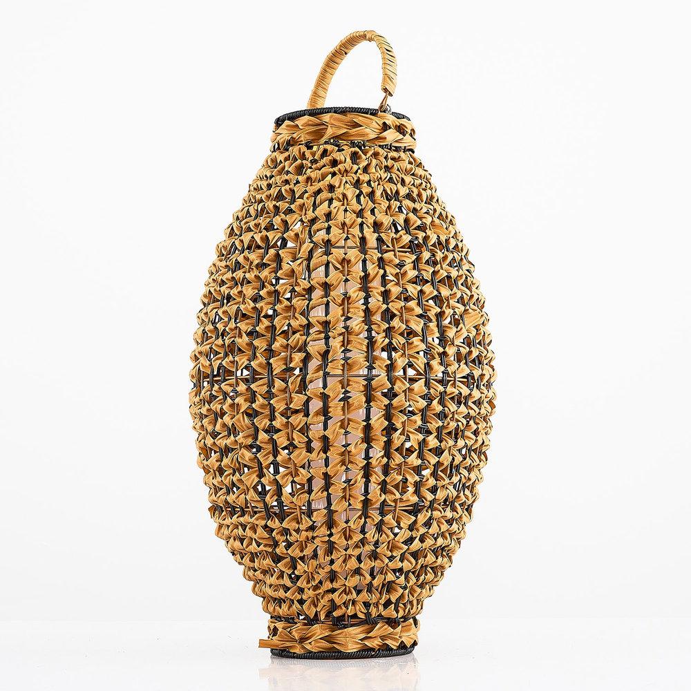 Opviq Solara WickerGlow Floor Lamp 3000K | Opviq