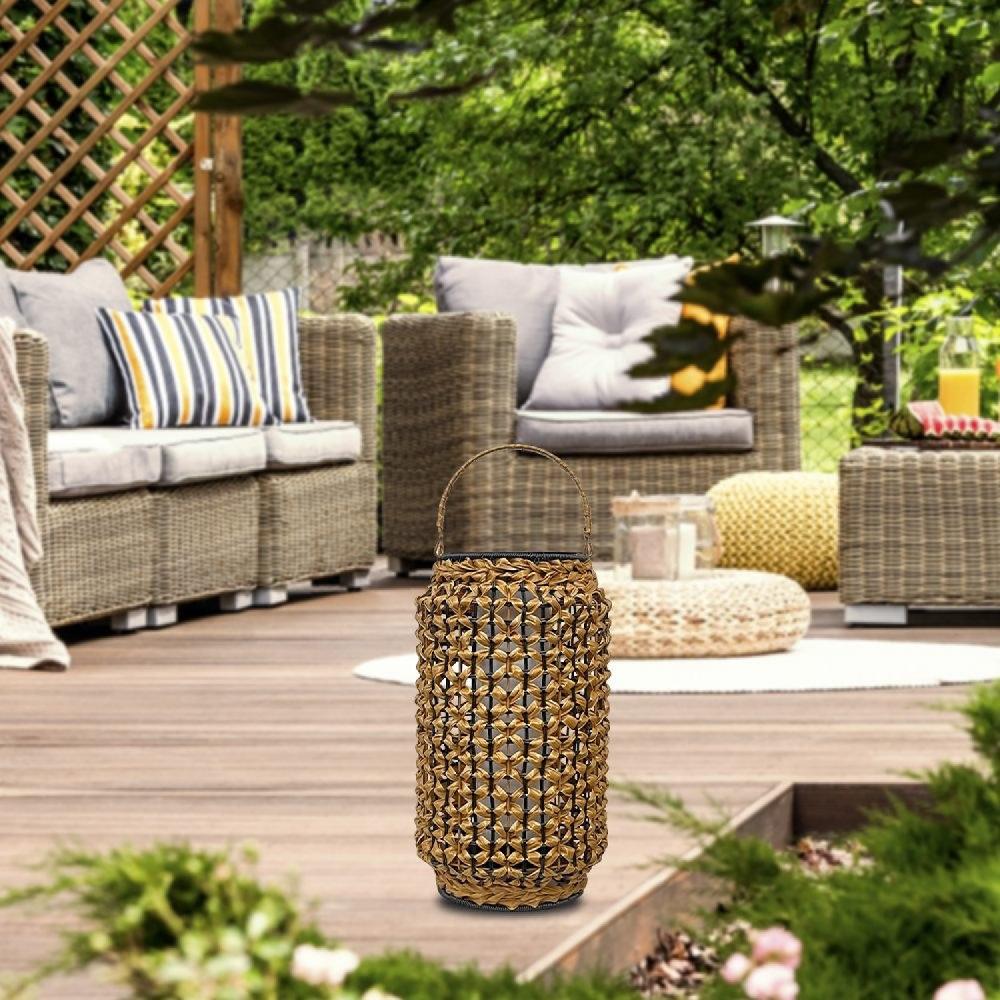 Opviq SolarLume WickerSphere Lamp | Opviq