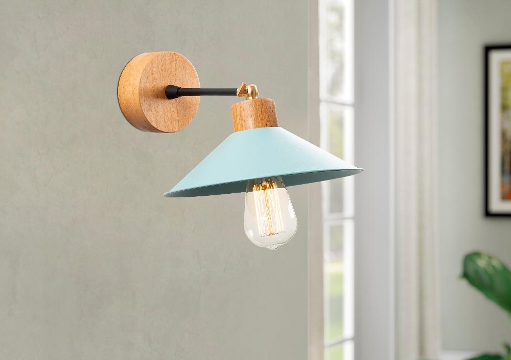 opviq Turquoise GlowSphere Wall Lamp | Opviq