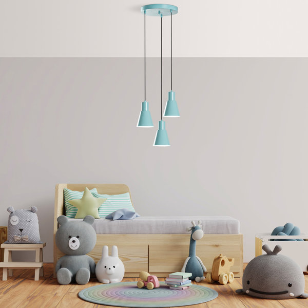 Opviq Turquoise LuminaSphere Chandelier | Opviq