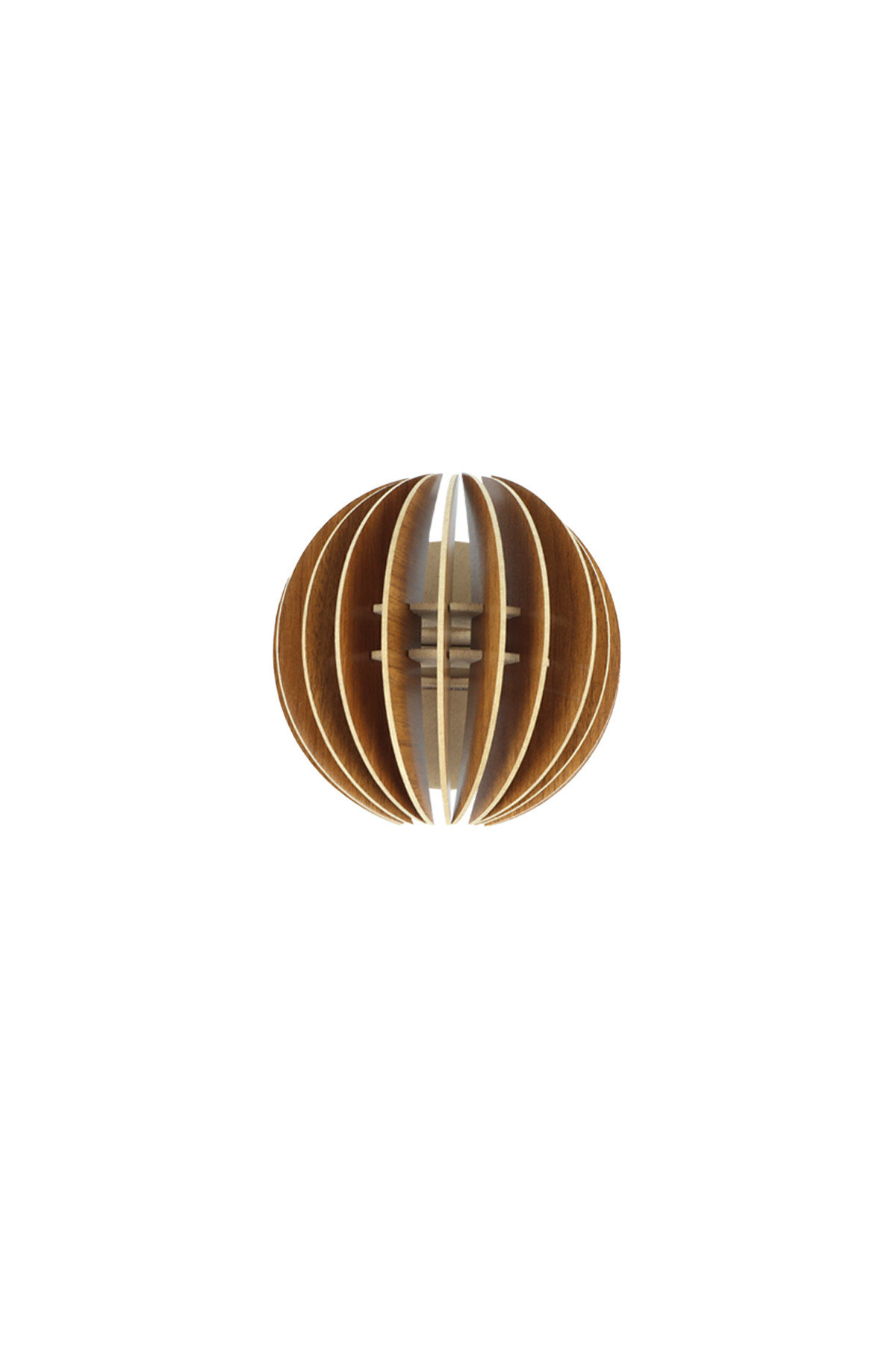 Opviq WalnutSphere Glow Sconce | Opviq