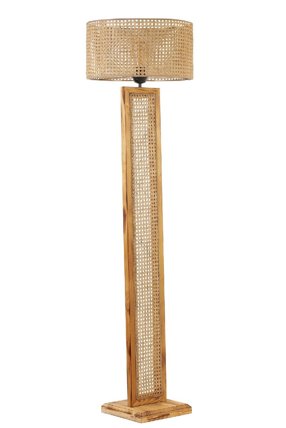 Opviq RattanGlow Luxe: The Elegance Floor Lamp | Opviq