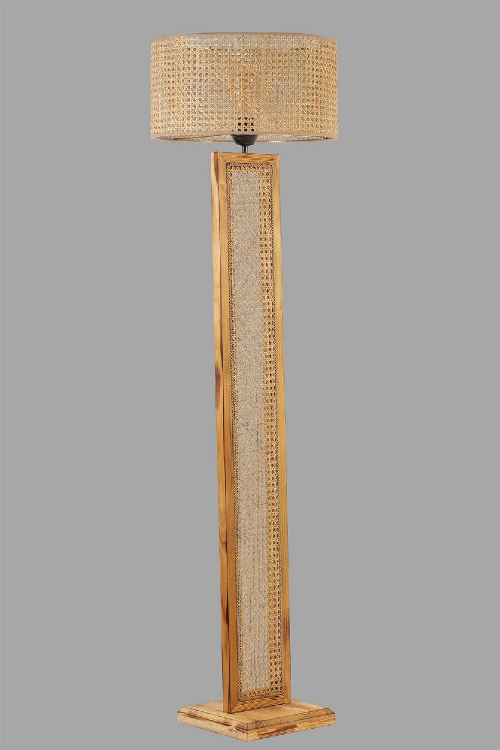 Opviq RattanGlow Luxe: The Elegance Floor Lamp | Opviq