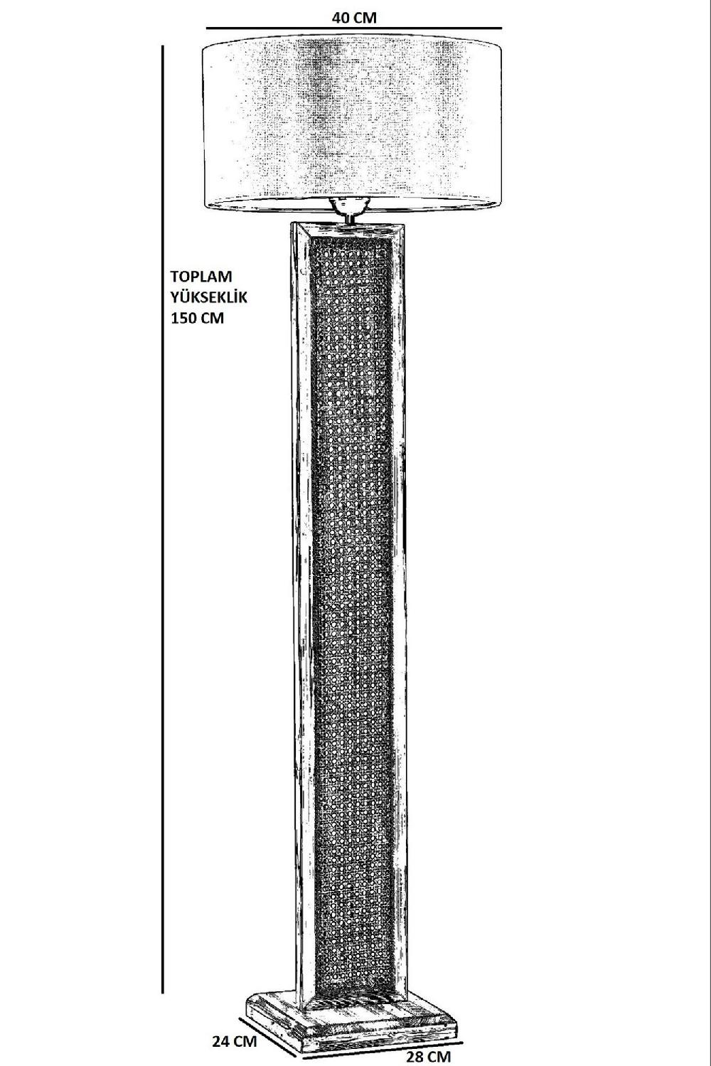 Opviq RattanGlow Luxe: The Elegance Floor Lamp | Opviq