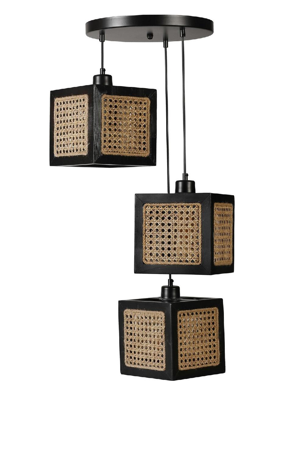 Opviq RattanLuxe Chandelier: Nature's Elegance Unleashed | Opviq