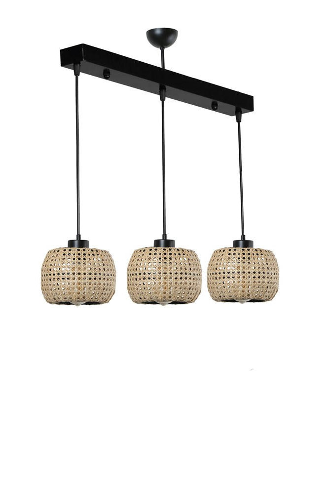 Opviq RattanRadiance Chandelier: Boho Glow Elegance | Opviq