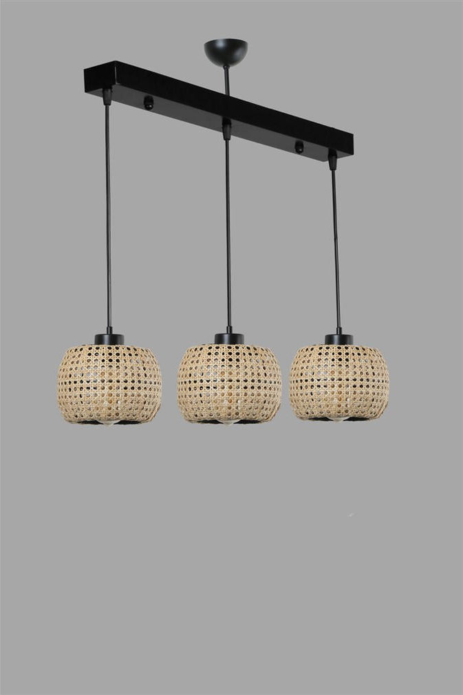 Opviq RattanRadiance Chandelier: Boho Glow Elegance | Opviq