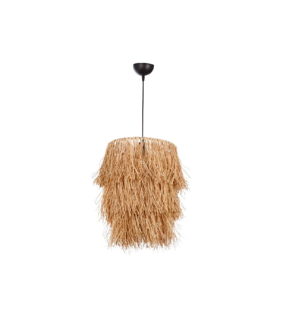 Opviq Rustic Radiance: Raffia Charm Chandelier | Opviq