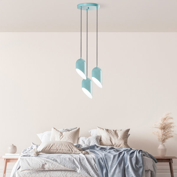 Opviq Turquoise Luminara: Adjustable Elegance Chandelier | Opviq