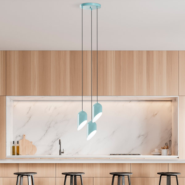 Opviq Turquoise Luminara: Adjustable Elegance Chandelier | Opviq