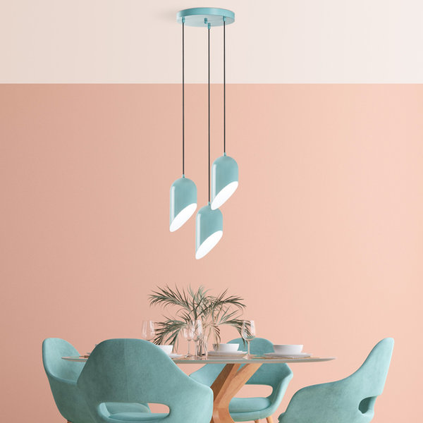 Opviq Turquoise Luminara: Adjustable Elegance Chandelier | Opviq