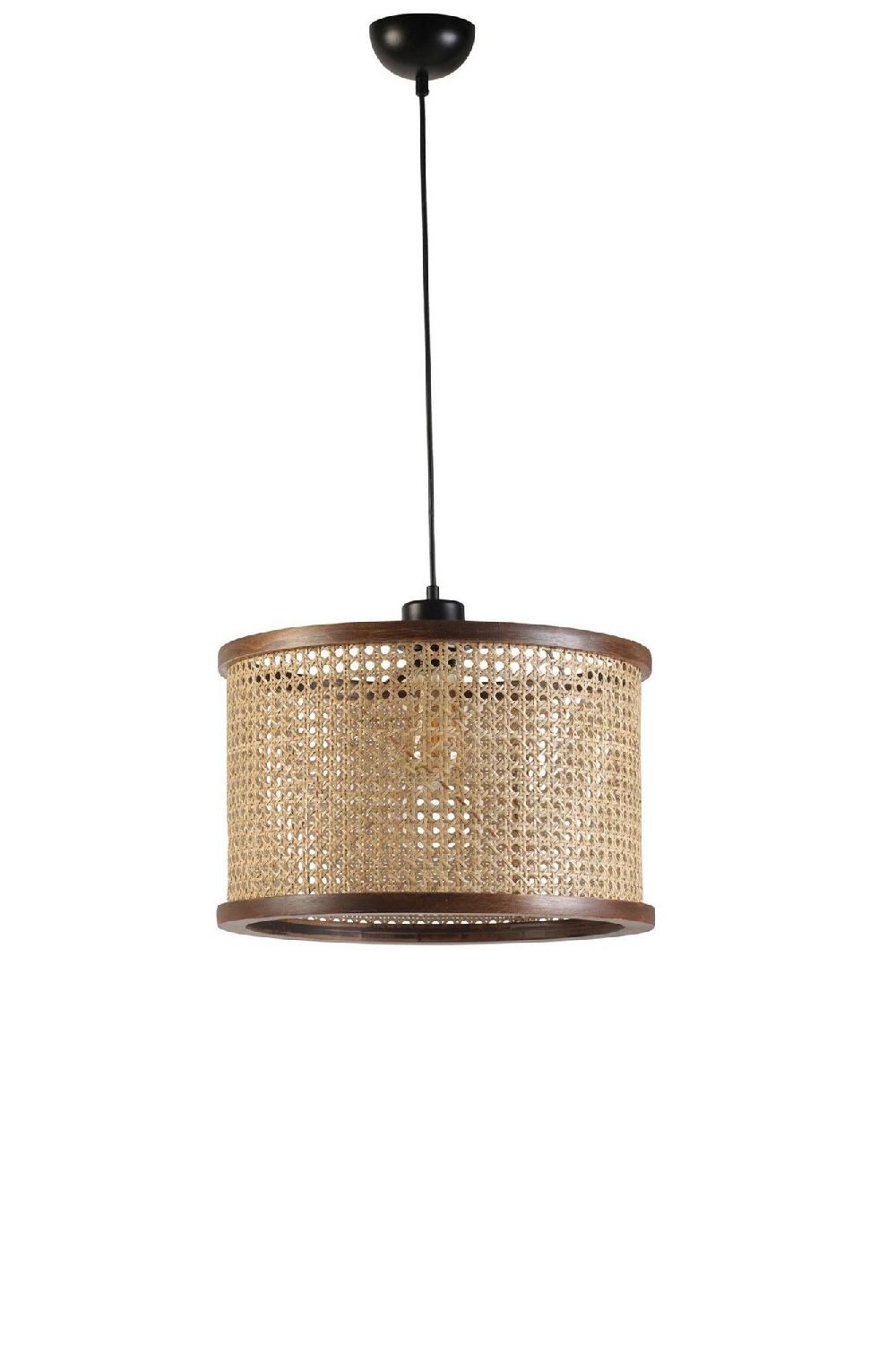 Opviq Walnut Elegance Chandelier: Nature's Glow Sphere | Opviq