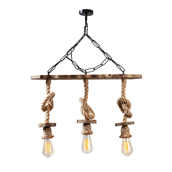 Opviq WoodCraft Lumina Chandelier: Rustic Elegance Unleashed | Opviq