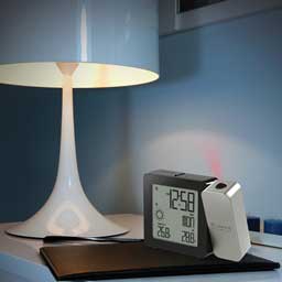 Oregon Scientific Oregon Scientific BAR368PA-S PROJI Projection Clock With Indoor/Outdoor Temperature And Weather - Silver