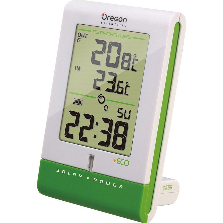 oregon scientific Oregon Scientific RMR331ESA Eco Solar Clock with Temperature