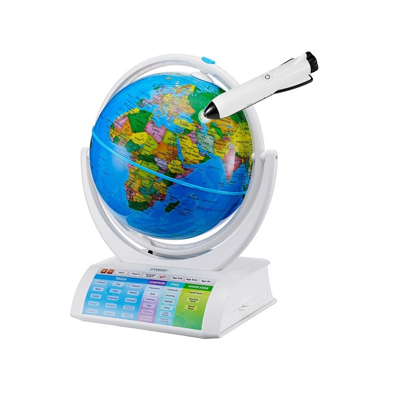oregon scientific Oregon Scientific SG338R Smart Globe Explorer AR World Geography Space Planet Science Educational Games For Kids - Learning Toy