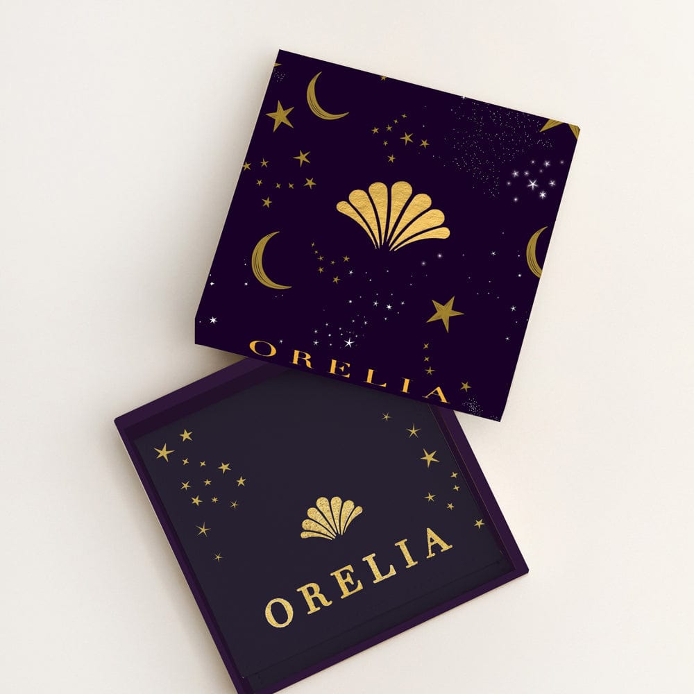 Orelia Celestial Pavé Stud Earring Pack With Gift Box