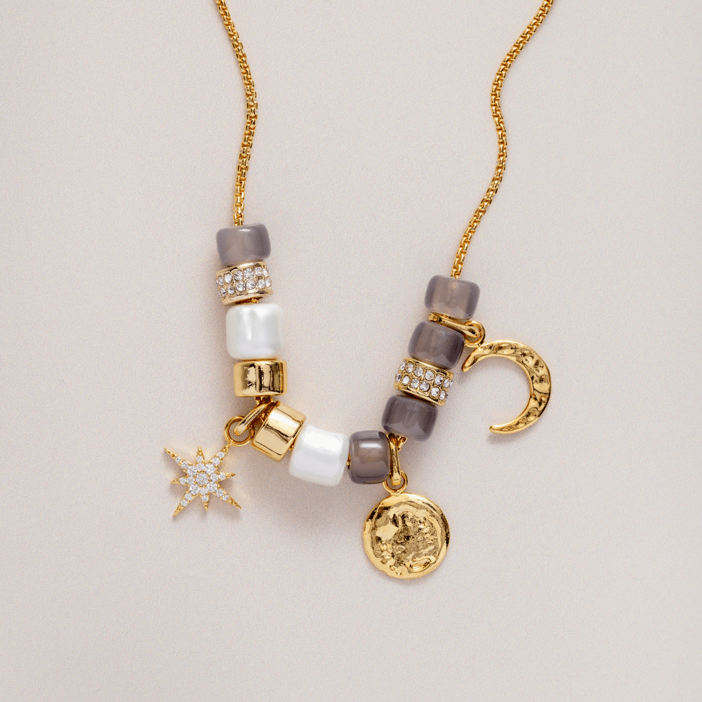 orelia Create Your Own - Celestial Charm Chain Necklace