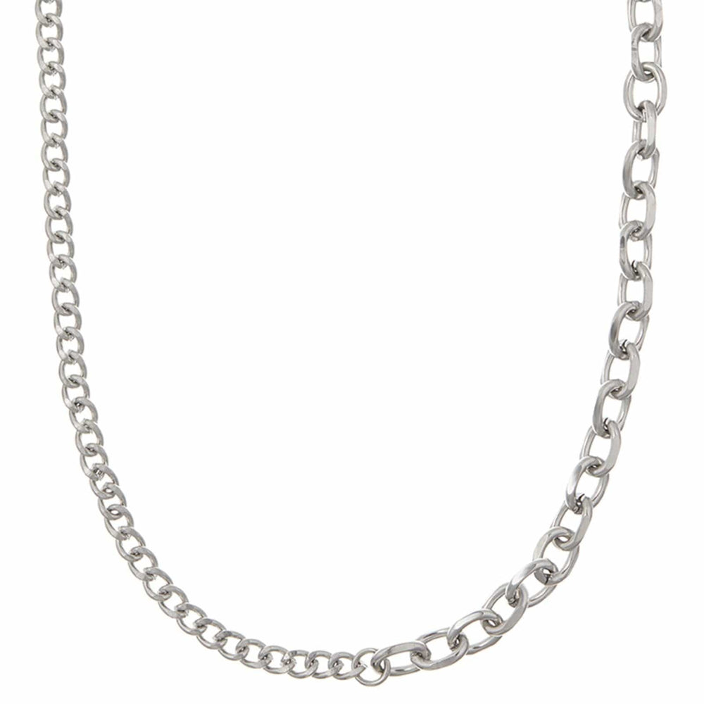 orelia Asymmetric Chunky Chain Necklace