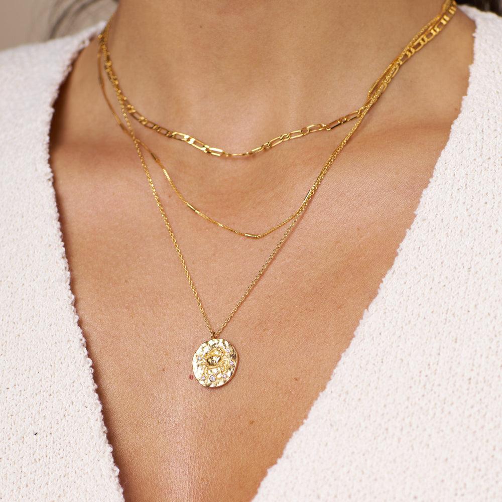 Orelia Cancer Zodiac Necklace