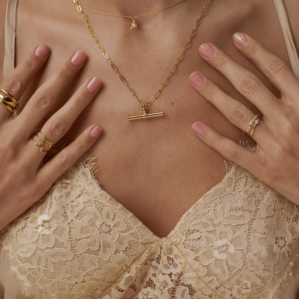 Orelia Celestial Open Caged Adjustable Ring