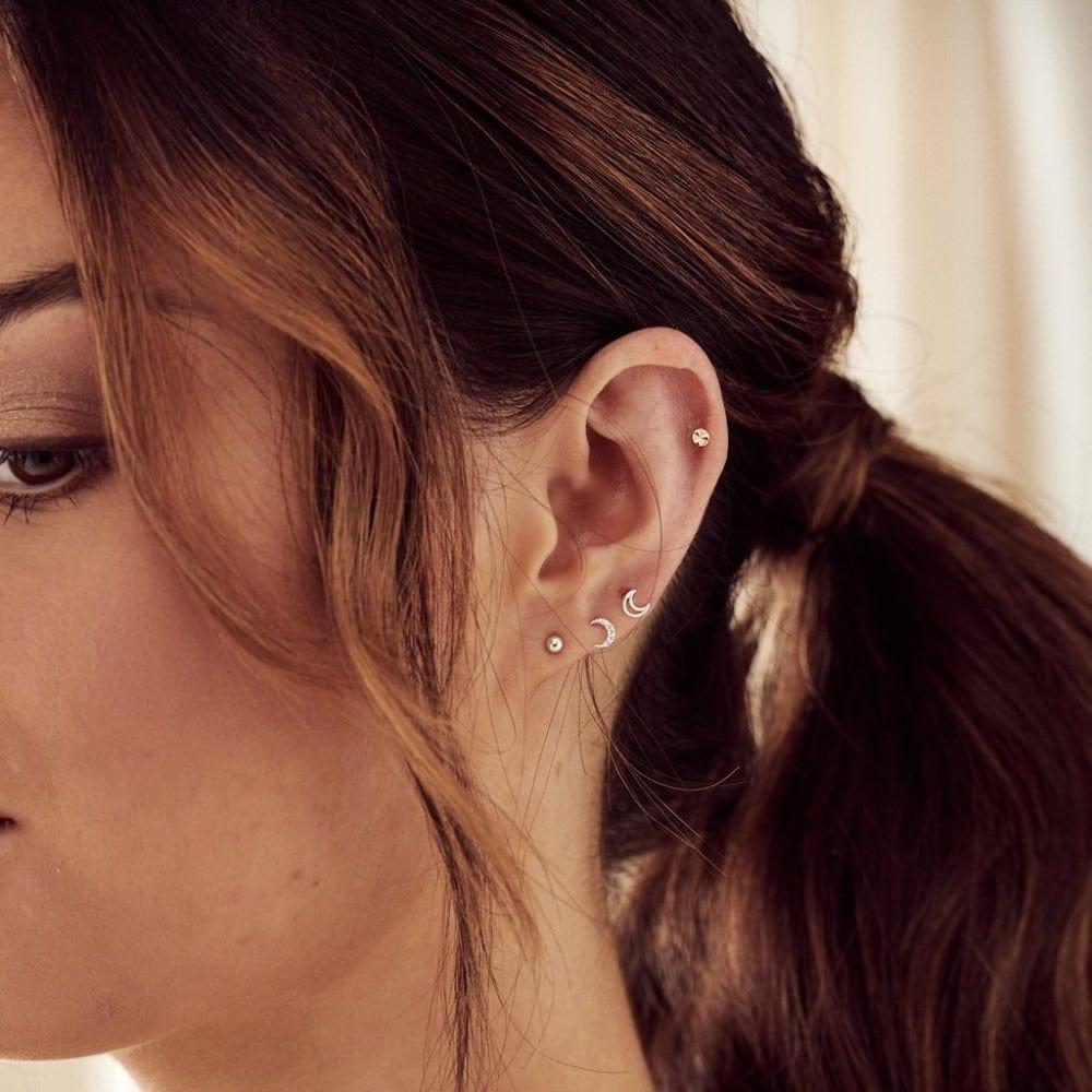 Orelia Celestial Stud Pack Ear Party - Silver