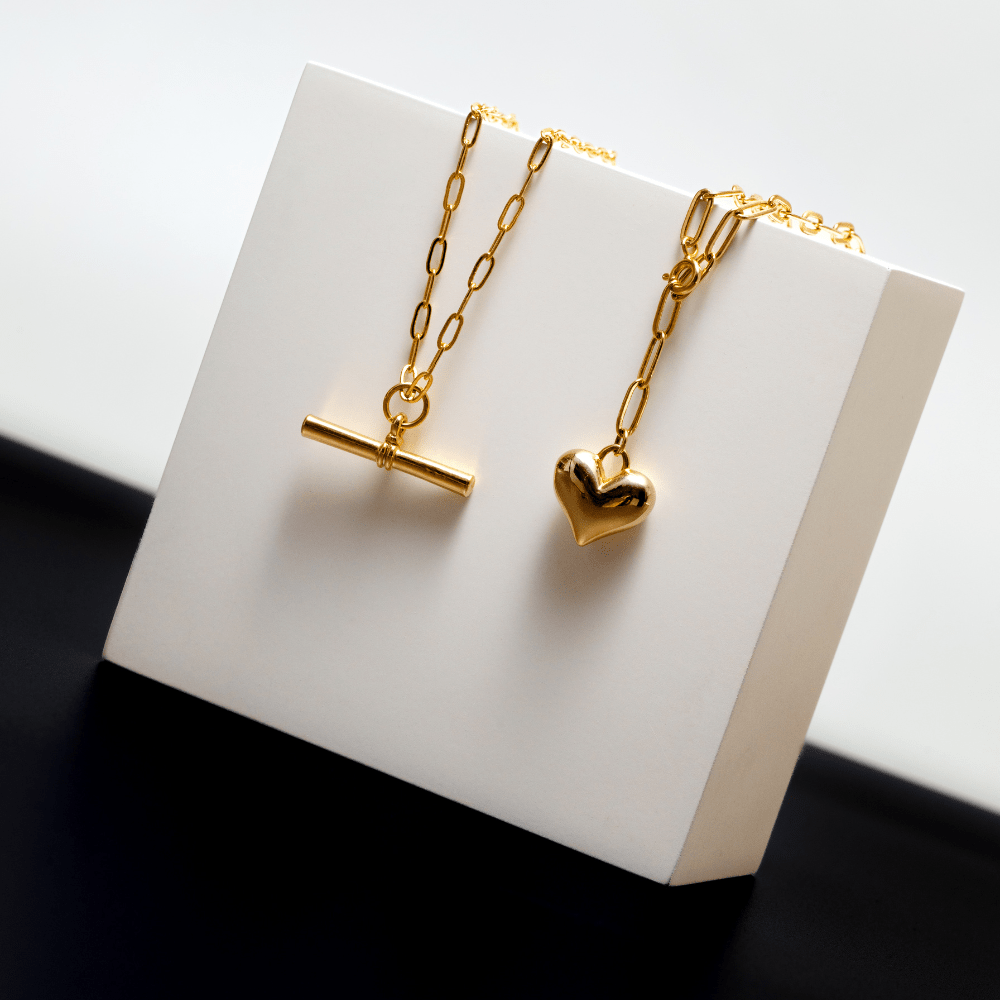 Orelia Chunky T-Bar Mid Length Necklace