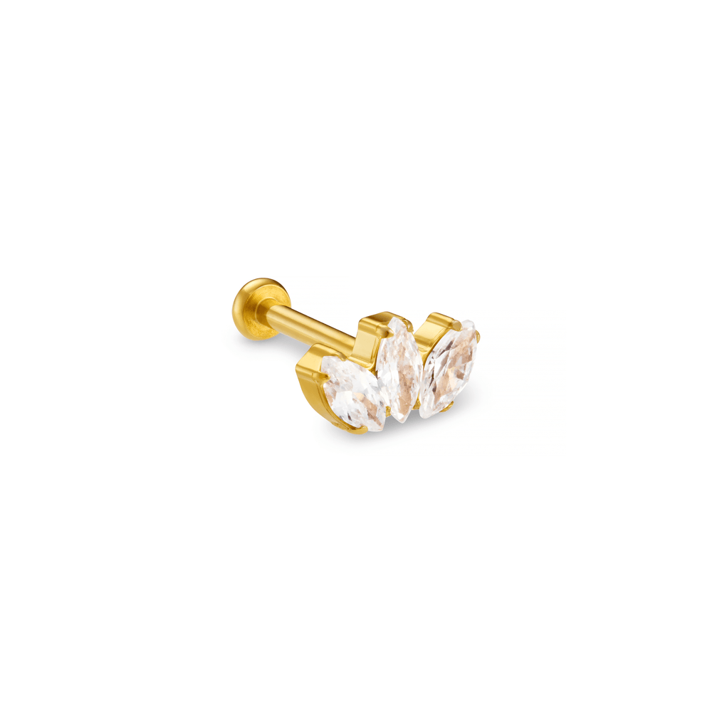 orelia Crystal Marquise Fan Labret