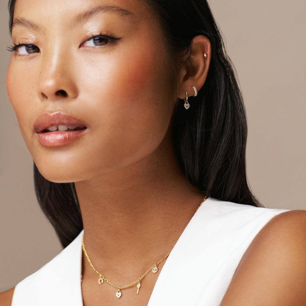 Orelia Crystal Star Barbell