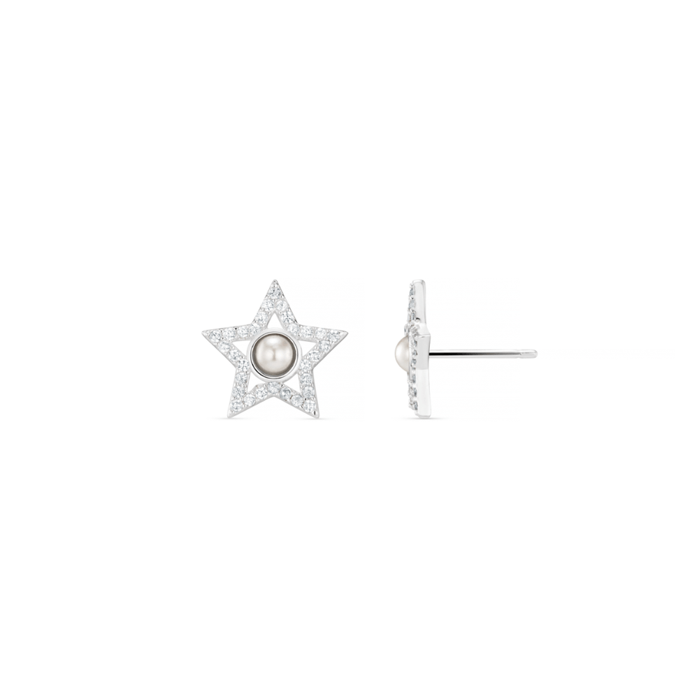 orelia Crystal Star Stud Earrings