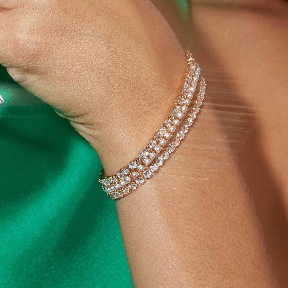 Orelia Crystal Tennis Bracelet