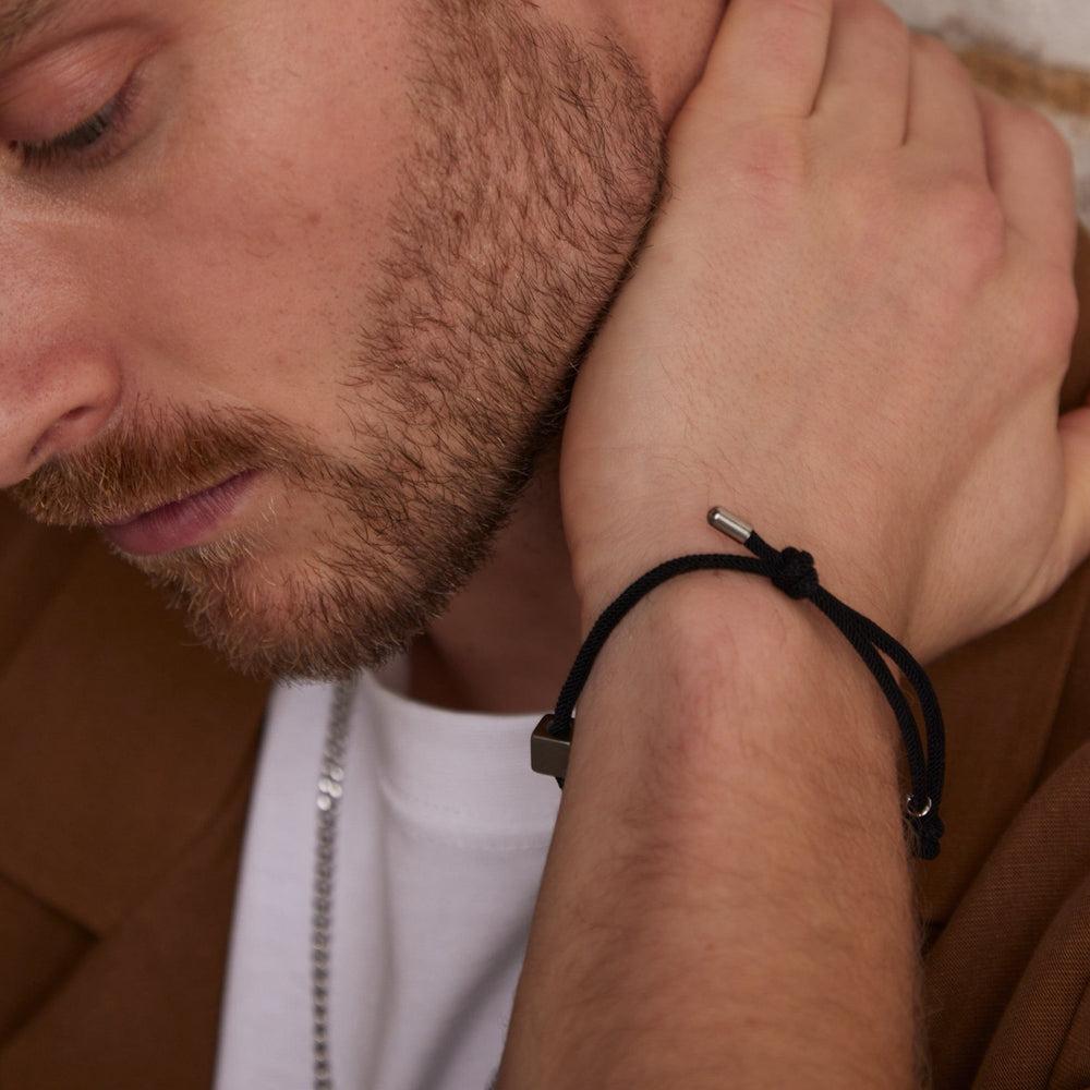 Orelia Cube & Cord Adjustable Bracelet